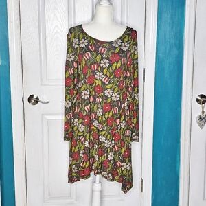 Gudrun Sjoden Floral Long Sleeve Dress M